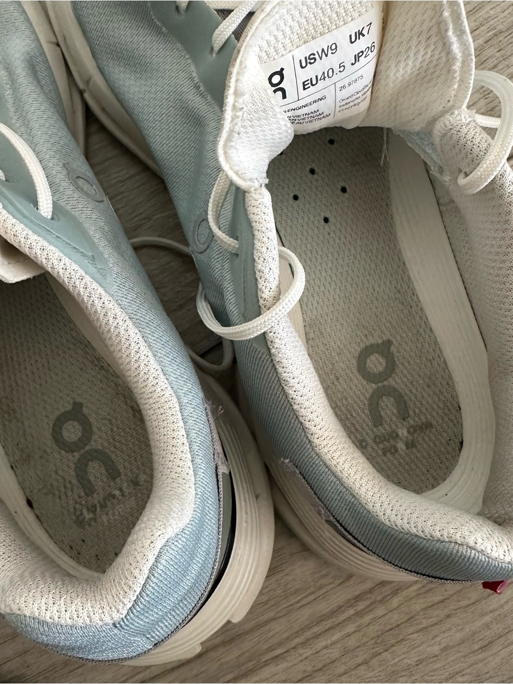 ON Cloudnova Form athletic shoes Mineral/Ivory
Women’s size 9 - Picture 11 of 13